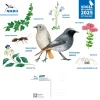 Aufkleber-Postkarte - Vogel des Jahres 2025 – Der Hausrotschwanz