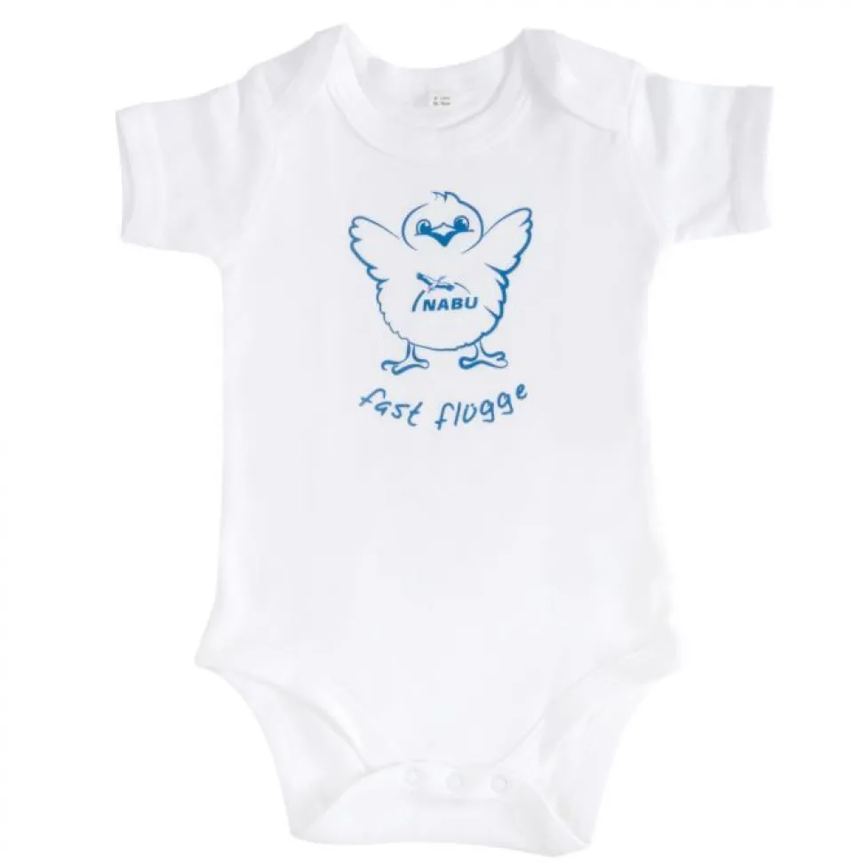 Baby-Body "fast flügge", weiß
