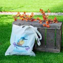 Baumwolltasche Eisvogel