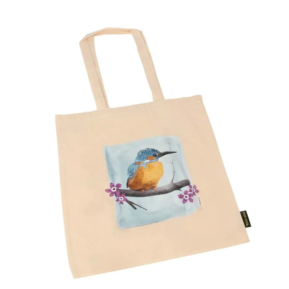 Baumwolltasche Eisvogel