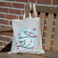 Baumwolltasche Haubenmeise