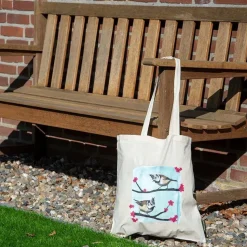 Baumwolltasche Haubenmeise