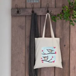 Baumwolltasche Haubenmeise