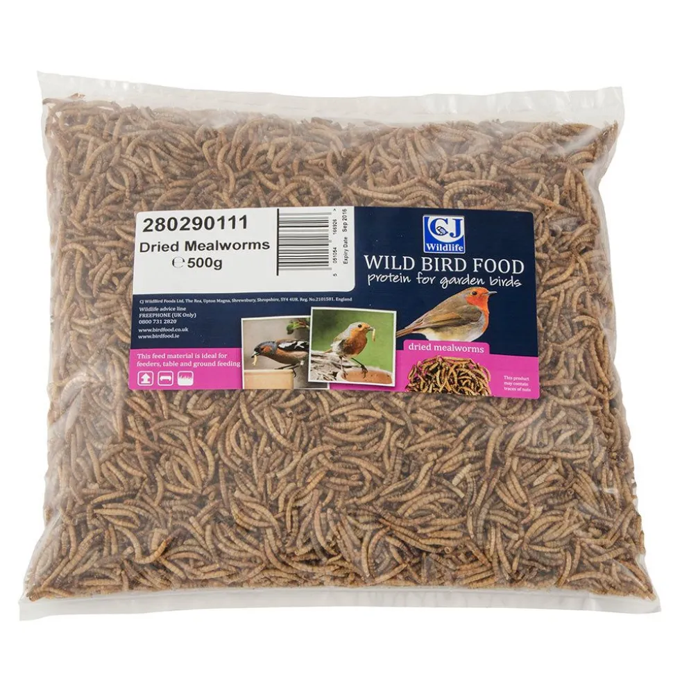 Getrocknete Mehlwürmer, 250 - 500 g