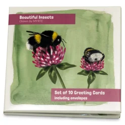 Grußkarten-Set Insekten - Myrte (2 x 5 Designs)