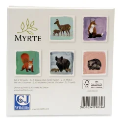 Grußkarten-Set Waldtiere - Myrte (2 x 5 Designs)