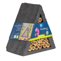 Holzbeton-Insektenhotel ‚‚Culebra‘‘, grau