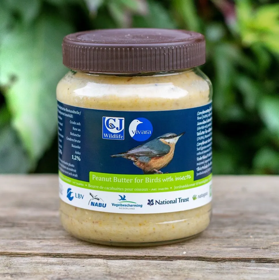 Premium Vogel-Erdnussbutter mit Insekten, 330 g
