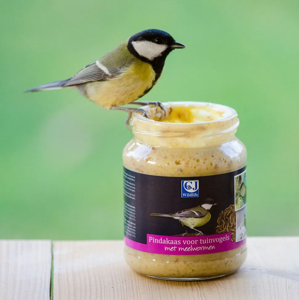 Premium Vogel-Erdnussbutter mit Mehlwürmern, 330 g