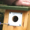 Sicherungsschild für Nistkästen - 28 mm