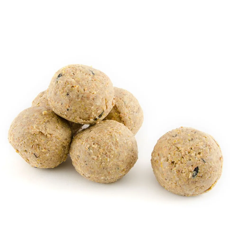 Starter-Set mit Meisenknödelkranz und 12 Meisenknödeln