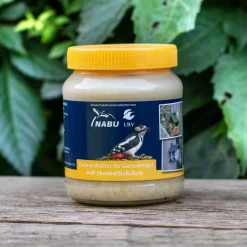 Vogel-Erdnussbutter mit Nussstückchen, 330 g