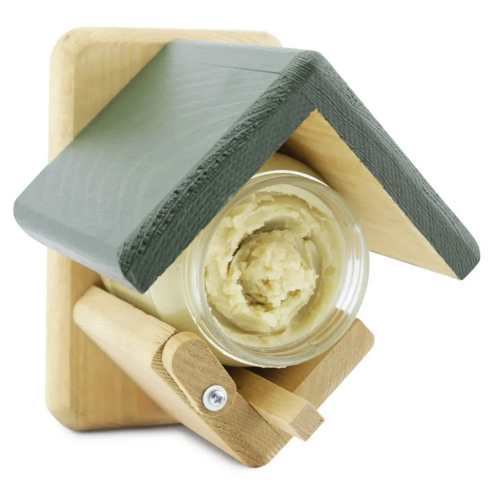 Vogel-Erdnussbutter mit Nussstückchen, 330 g
